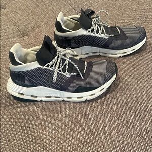 On Running Black and Gray Sneakers